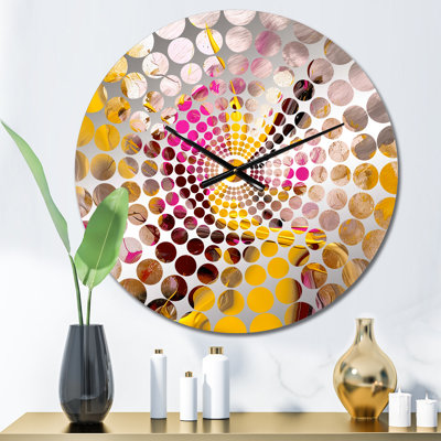 Goulburn - Horloge murale peinture abstraite
