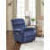 Pinnacle Power Rocking Recliner with Power Headrest and iClean Fabric