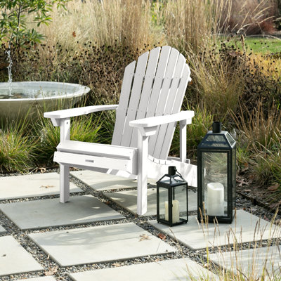Anette Plastic Folding and Reclining Adirondack Chair