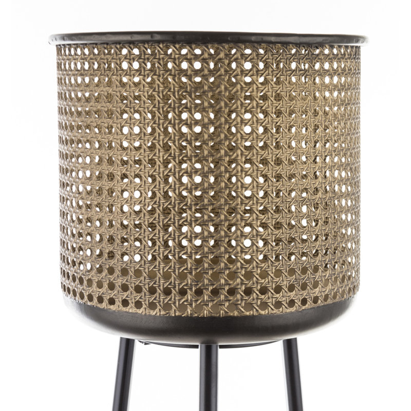 Aliane Metal Pot Planter, 80cm H x 26.5cm W x 26.5cm D
