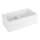 Grigham 33" L Double Basin Farmhouse / Apron Kitchen Sink