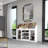 Wine Coffee Bar Cabinet With LED Lights