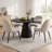 Gytle Round Dining Table in Black