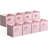 Cube Storage Bins, 11 Inch Storage Cube Organizer, Collapsible Fabric Storage Cubes With Handle, Decorative Cube Storage Organizer For Shelves, Closet, 8-Pack