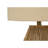 22" Transitional Brown Rope Table Lamp with Beige Shade for Rustic Appeal