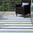 Soraya Power Loom Striped Blue Indoor/Outdoor Patio Rug-1381392674
