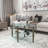 Transparent Oval Glass Coffee Table,Tea Table 3-Layer  Glass Table,Modern Table In Living Room-637727326-637727313