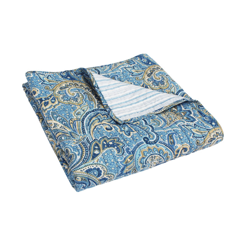Kimpton Navy Quilted Throw