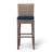 Azilyn Wicker Outdoor Patio Stool with Cushion-562442831-604419044-562442830