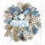 Take Me to the Beach - Couronne de toile de jute