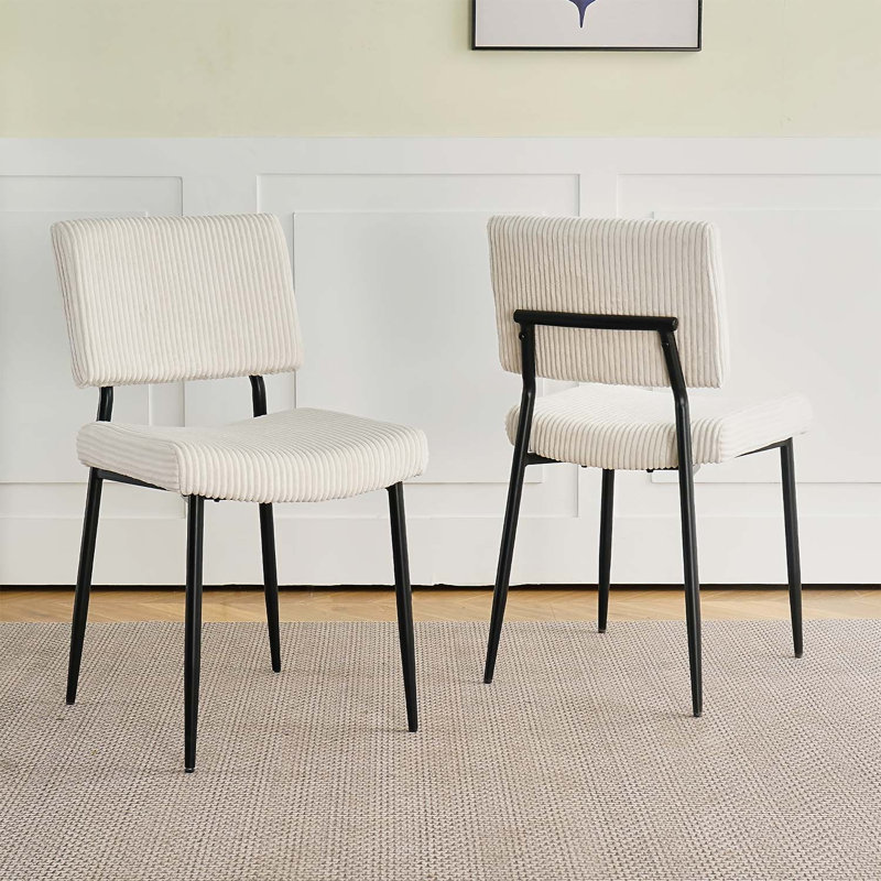 Chaise d'appoint 18,1 po Latevin, Tissu beige