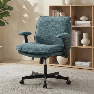 Chaise de bureau Criss Cross avec support lombaire et accoudoirs rabattables