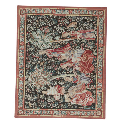 Hand-Knotted High-Quality Black and Rose Area Rug