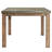 Rectangular Stainless Steel Top Dining Table