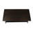 Drummond Solid Pine Coffee Table with Open Storage Shelf and Dark Metal X-Frame-146541653