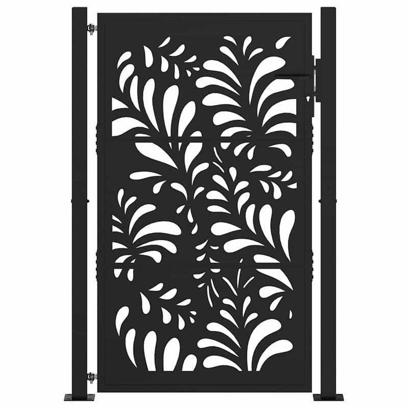 Weathering Steel Gate, 105 x 155 cm, Black