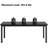 Industrial Dining Table, Wooden Long Dinner Table With Sturdy Metal Legs-425833455-425833452