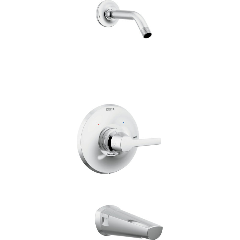 Garniture de douche et baignoire 14 Series - Sans tête, Lumicoat chrome