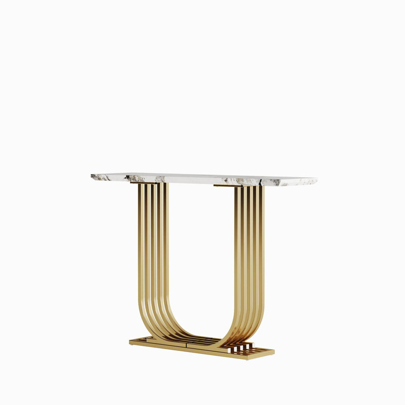 Pierz 43.31'' Modern Metal Console Table