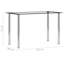 Lucette Glass Top Metal Base Dining Table