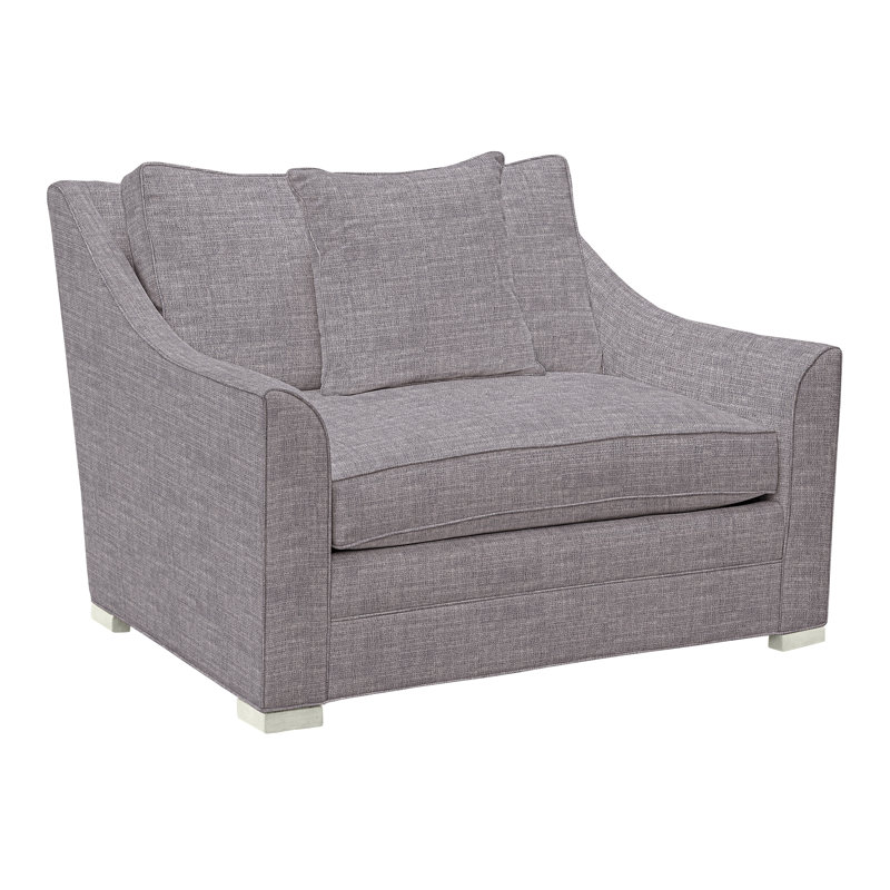 Chaise Nicholas, Chenille Crypton® ardoise Nomad, Wrenn
