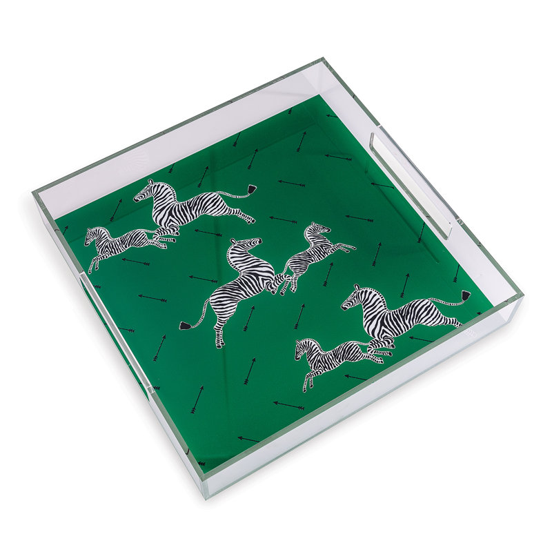 Scalamandre Maison Tray, Green