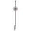 Vidaxl Pull Rod Hinge Silver Metal Hardware Door Gate Cabinet Accessories Home