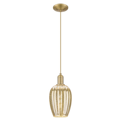 Downtown Urban - Preston - Mini-luminaire suspendu avec abat-jour en forme de flûte 6 "1 lumière Preston