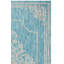 Tapis intérieur / extérieur beige / turquoise Arneshia-6548851