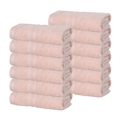 Smart Dry Zero Twist 100% Cotton Medium Weight Face Towels