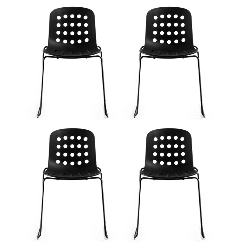 Chaise d'appoint Holi, Noir