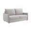Canapé en chenille Jinn avec canapé-lit (double, matelas inclus)