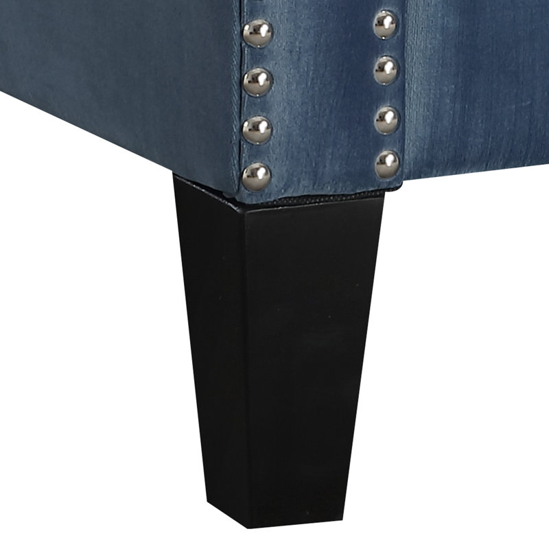 Chilukki Upholstered Armchair, Marine Blue Polyester