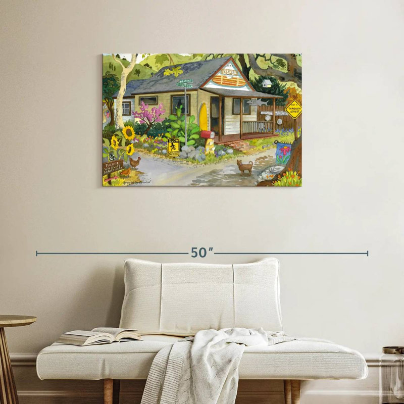Lilie The Aloha House, 24" H x 36" W