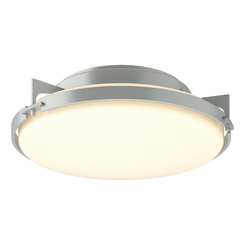 Metra 2 - Light 14.2" Flush Mount, Vintage Platinum