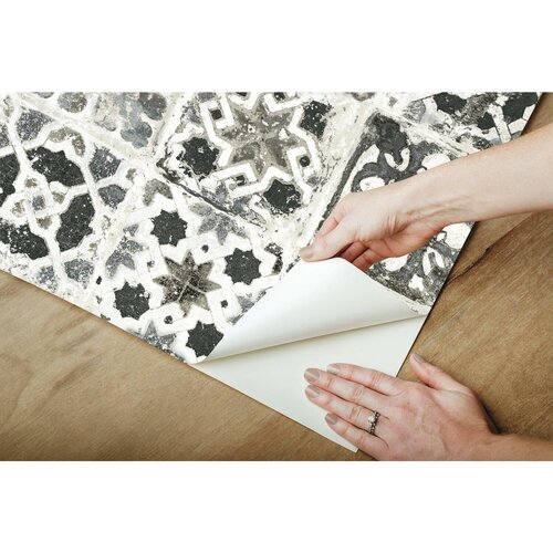 York Wallcoverings Peel & Stick Patchwork Roll & Reviews | Wayfair