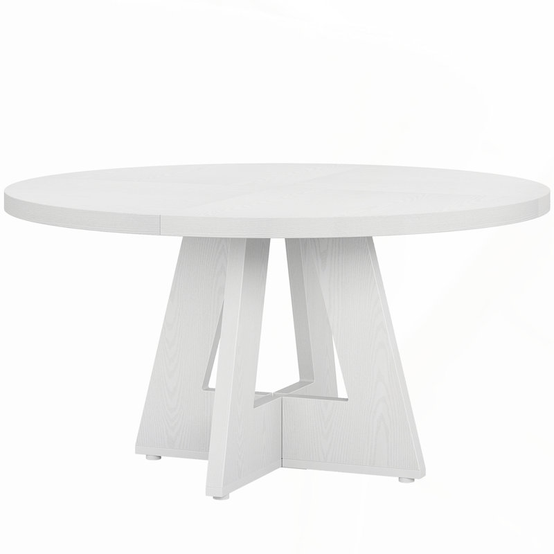 Table de salle à manger de 47 po Farmhouse, Blanc
