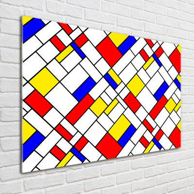 Abstraction - No Frame Print on Glass