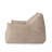 Velveteen Bean Bag Chair With Armrests, Taupe-1579261309