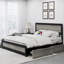 Base de lit plateforme industrielle avec 4 tiroirs de rangement et station de charge-1115925154-1115925159