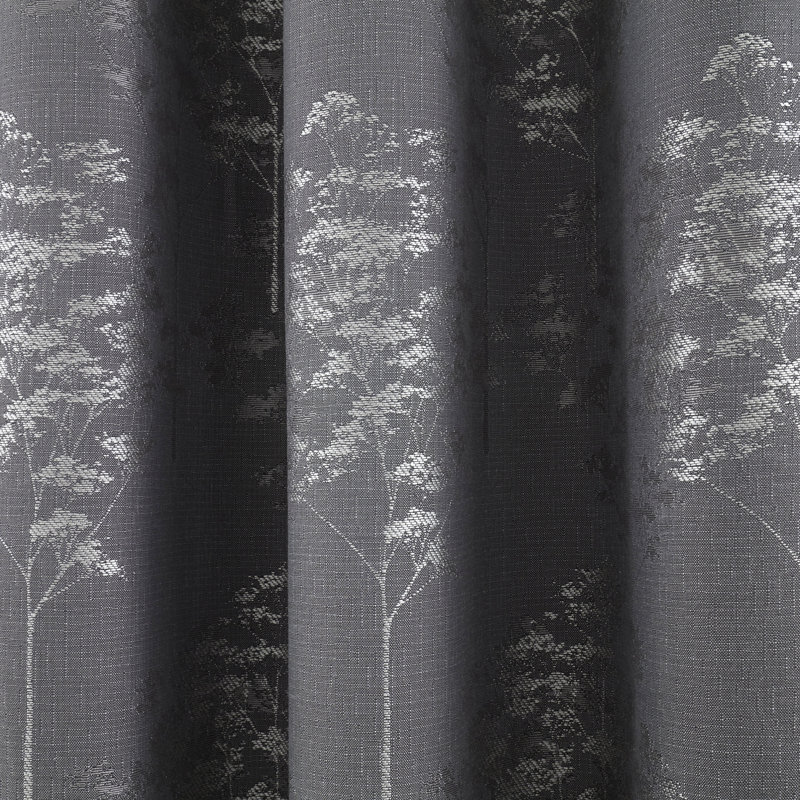 Elmwood Room Darkening Curtain Pair, Width 229 x Drop 183 cm, Graphite