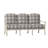 Casa 77.75'' Wide Aluminum Patio Sofa with Cushions-26092606-26092598