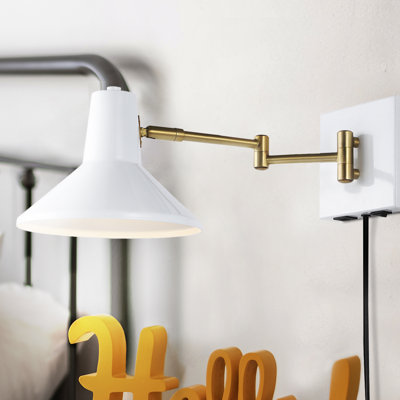 Jaco Iron Plug-in Swing Arm Sconce