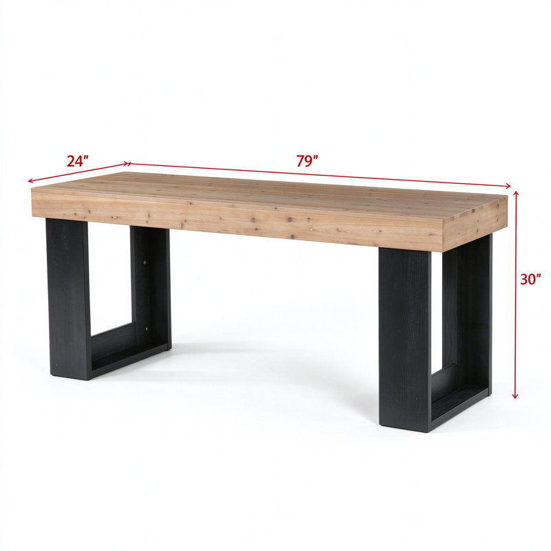 Solid Wood Computer Desk