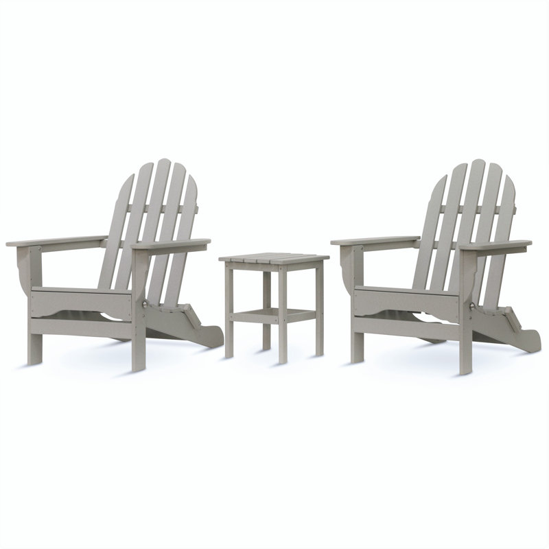 Leighton 2 - Person Patio Conversation Set, Light Gray