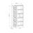 Bentonville Geometric Bookcase-1445044836
