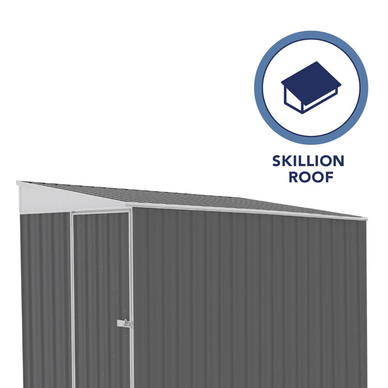 Durango 5' x 10' Gray Galvanized Steel Metal Shed Kit
