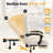 Velvet Executive Chair With Footrest-475254042