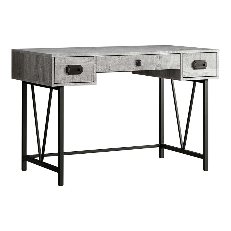 Bureau d'ordinateur, Gris