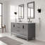 Elizabeth 60" Carrara Marble Countertop Bath Vanity-544435189